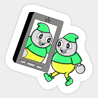 Phone Pebble Sticker